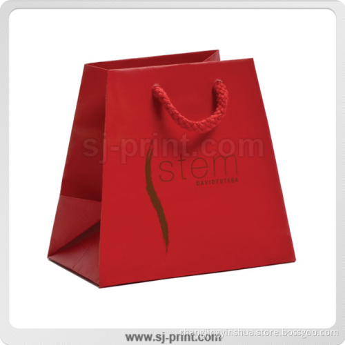 Elegant Paper Package Eurotote Bag, High-End Craft Shopping Bag